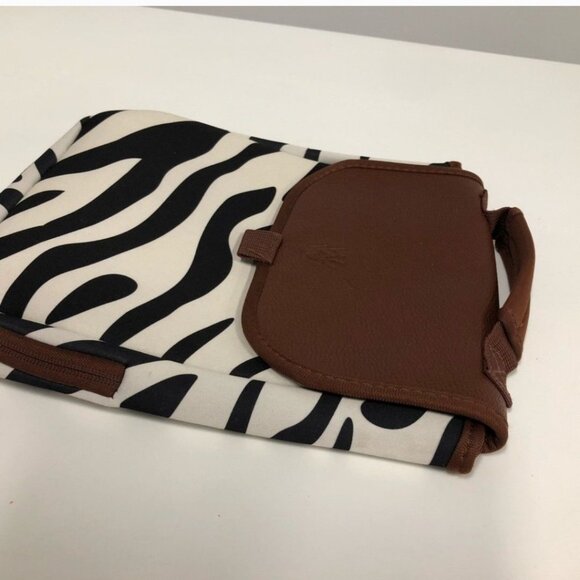 WW Zebra Print Bag With Faux Leather Flap & Handle-LIKE NEW - Picture 7 of 8